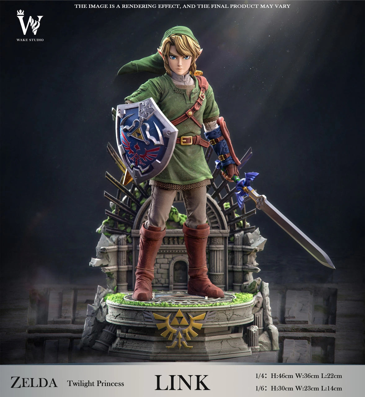 Preventa Resina Link Figura The Legend Of Zelda Wake Estudio