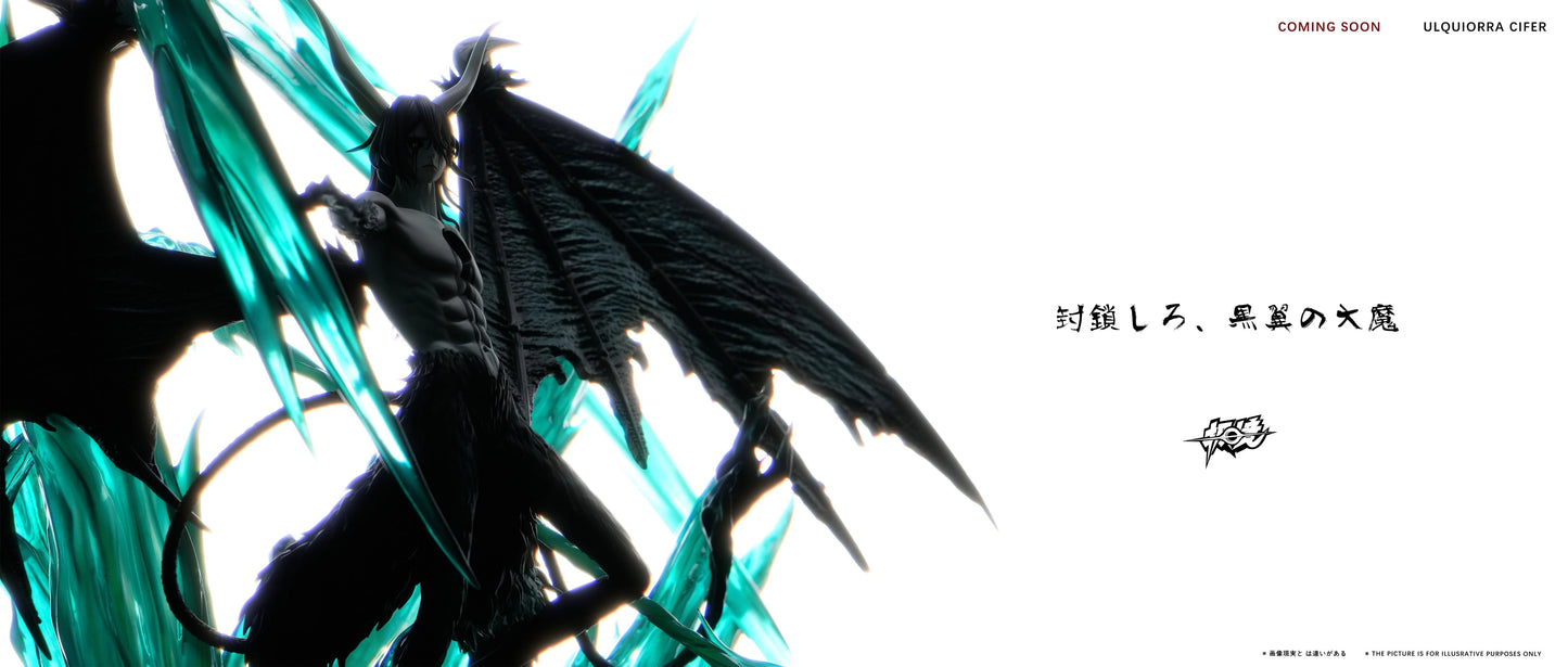 Preventa Resina Ulquiorra Cifer Figura Bleach 1/6 JiJing Estudio