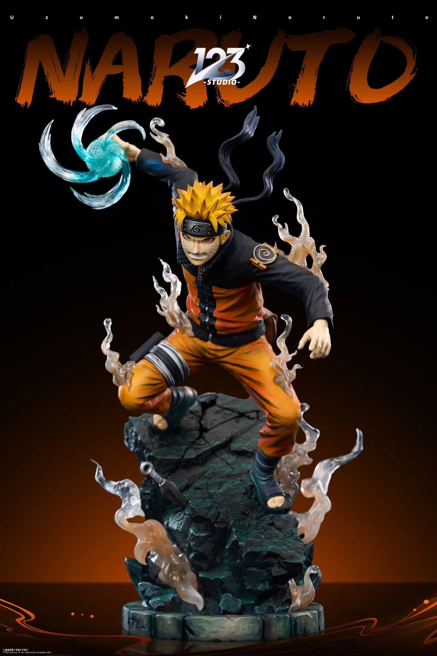 Preventa Resina Naruto Figura Naruto  123 Studio Estudio