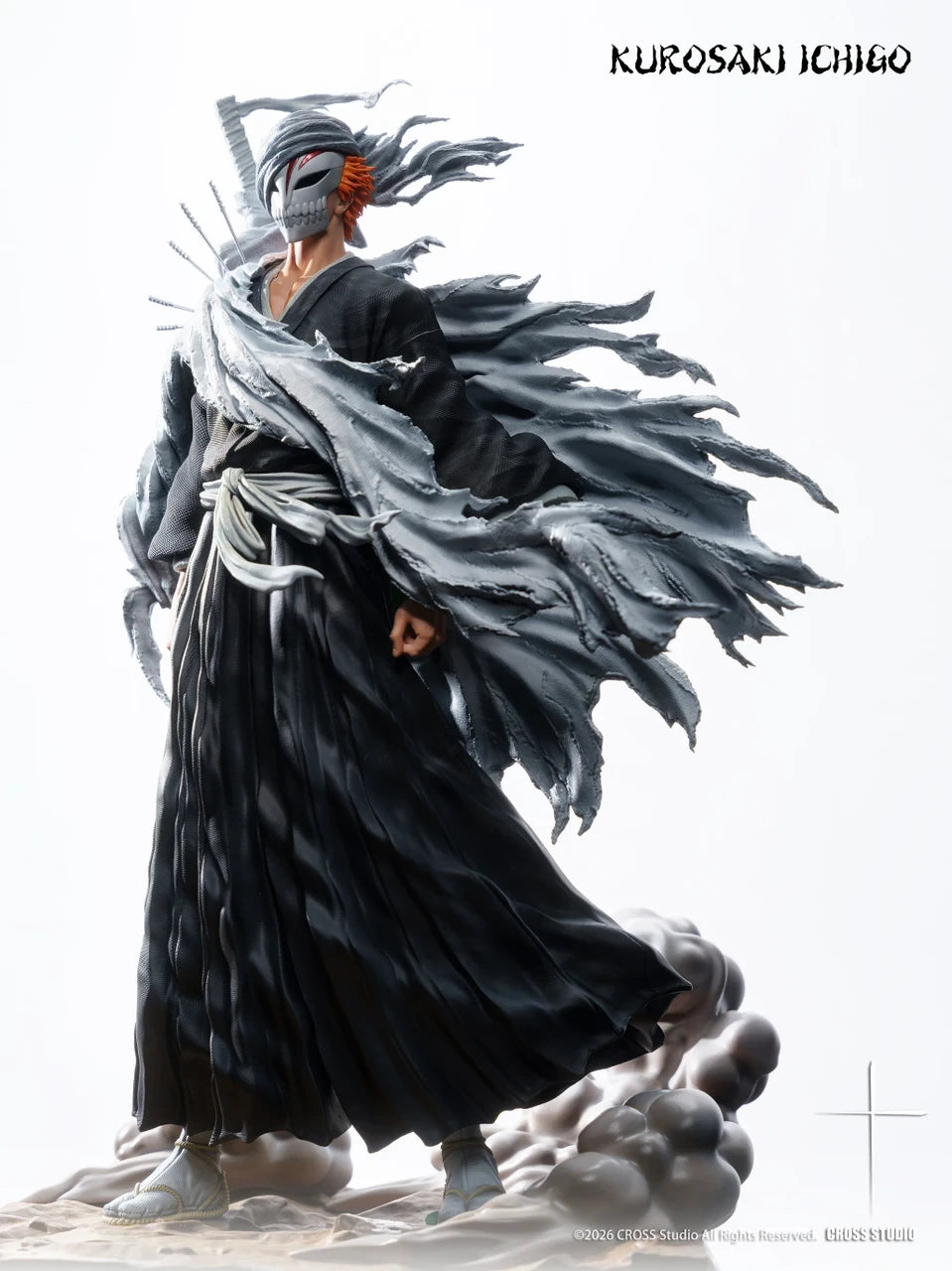 Preventa Resina Ichigo Kurosaki Figura Bleach 1/6 Cross Estudio