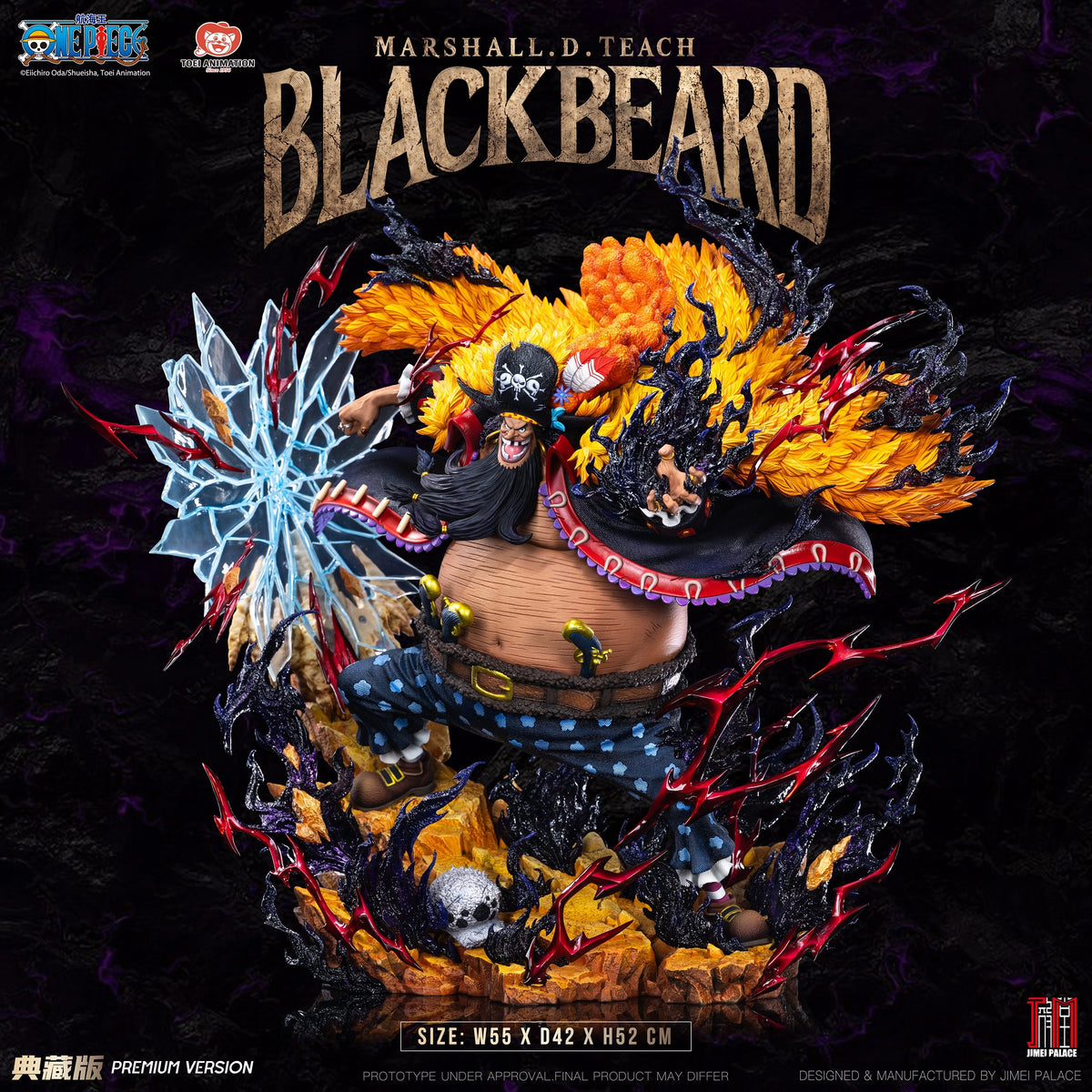 Preventa Resina Barbanegra Figura One Piece 1/6 Jimei Palace Estudio (Licencia)