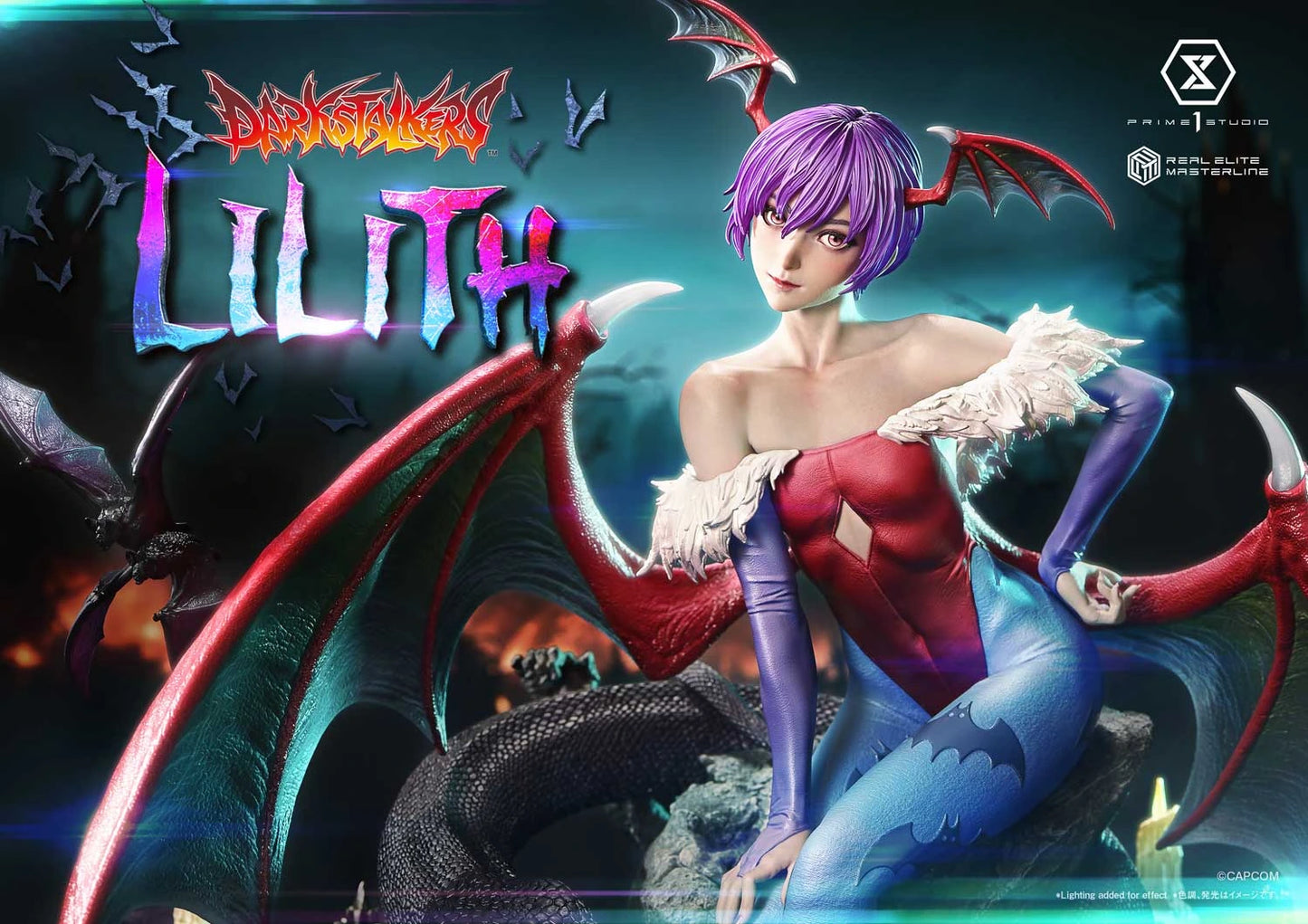 Preventa Resina Lilith  Figura Darkstalkers  Prime 1 (Licencia) Estudio