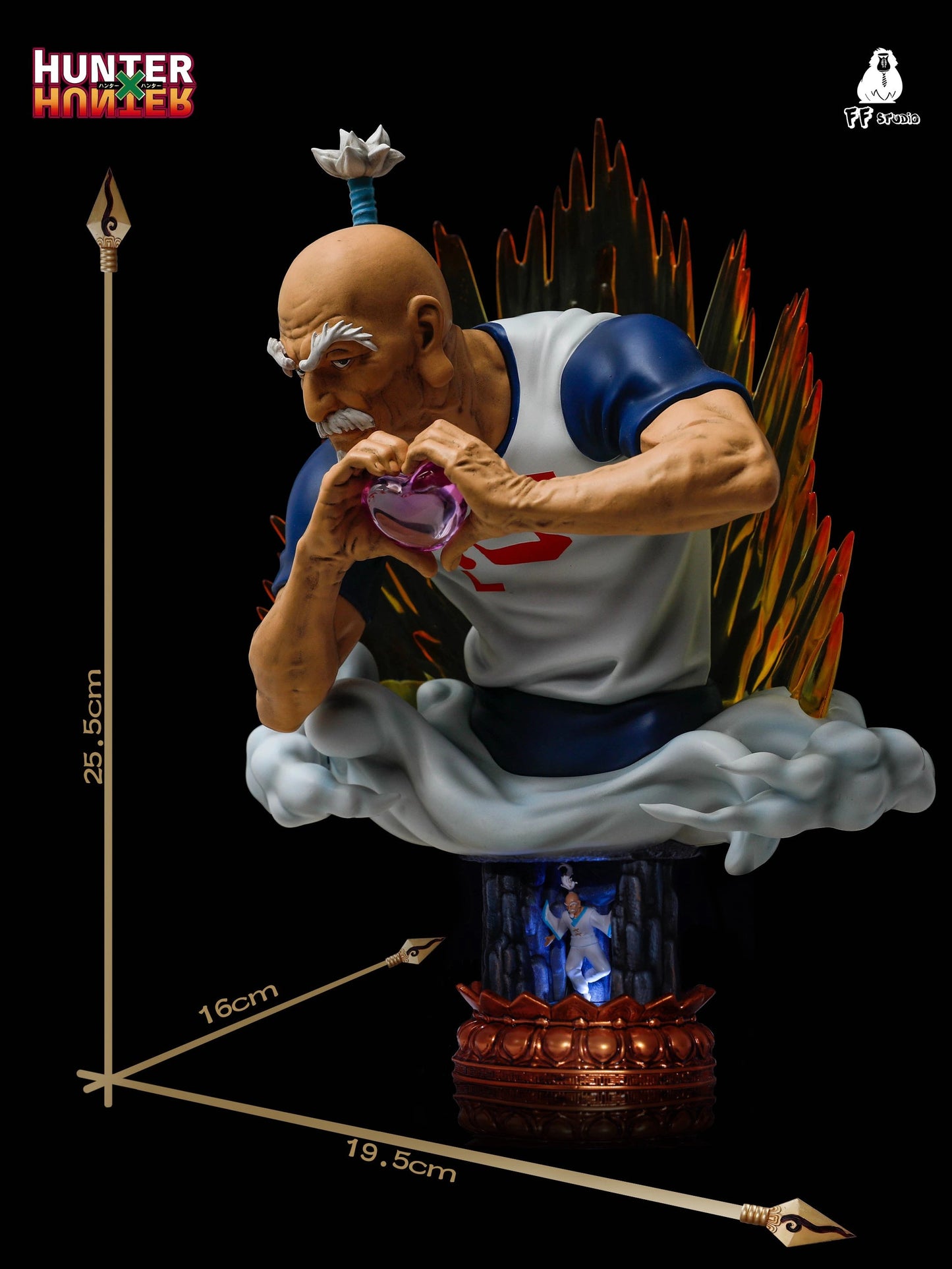 Preventa Resina Isaac Netero Figura Hunter x Hunter FF  Estudio