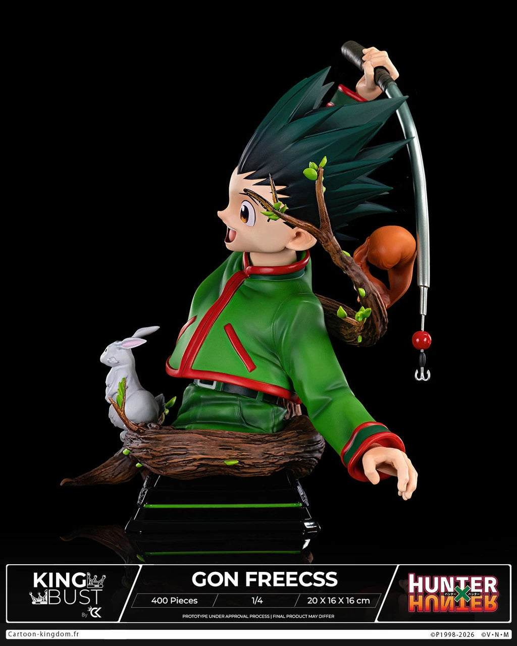 Preventa Resina Gon Freecss Figura Hunter x Hunter Cartoon Kingdom Estudio