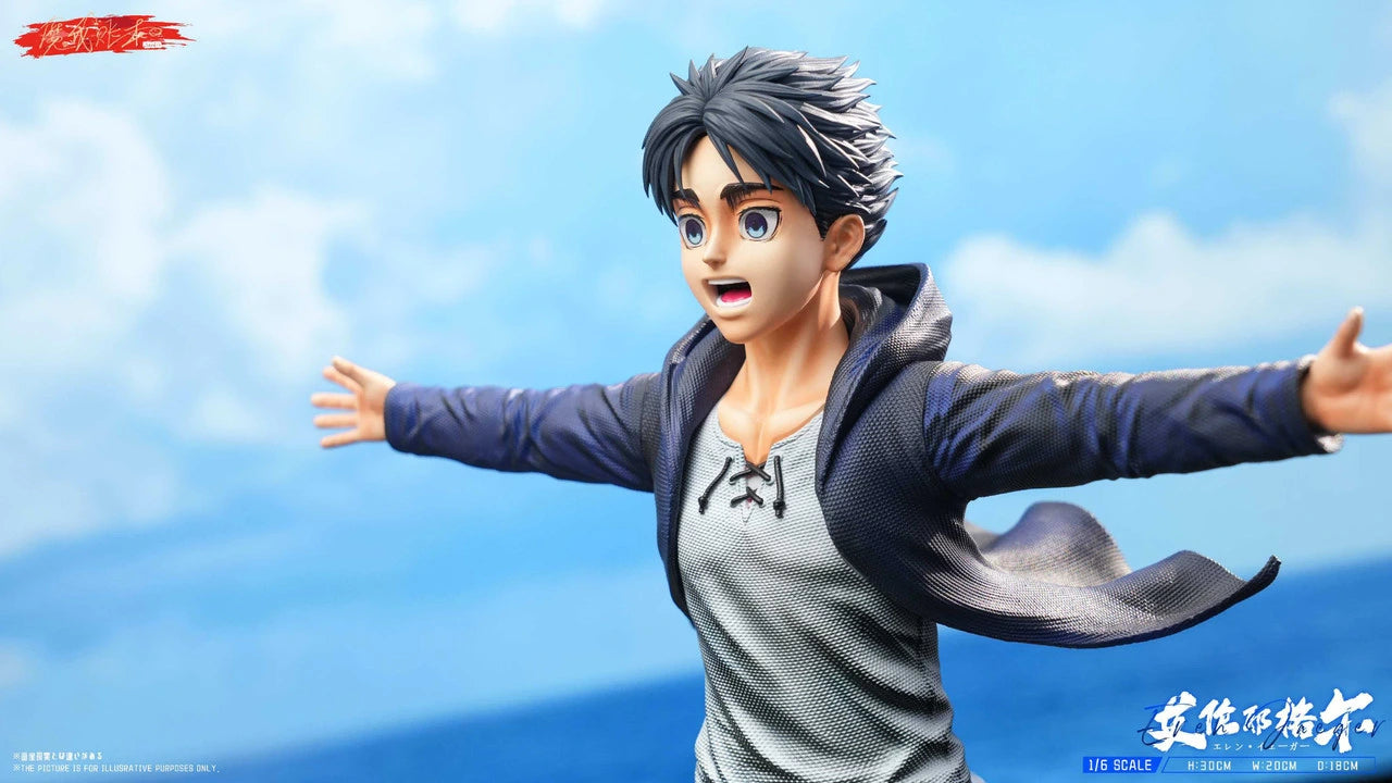 Preventa Resina Eren Jaeger Figura Attack On Titan MWZB Estudio