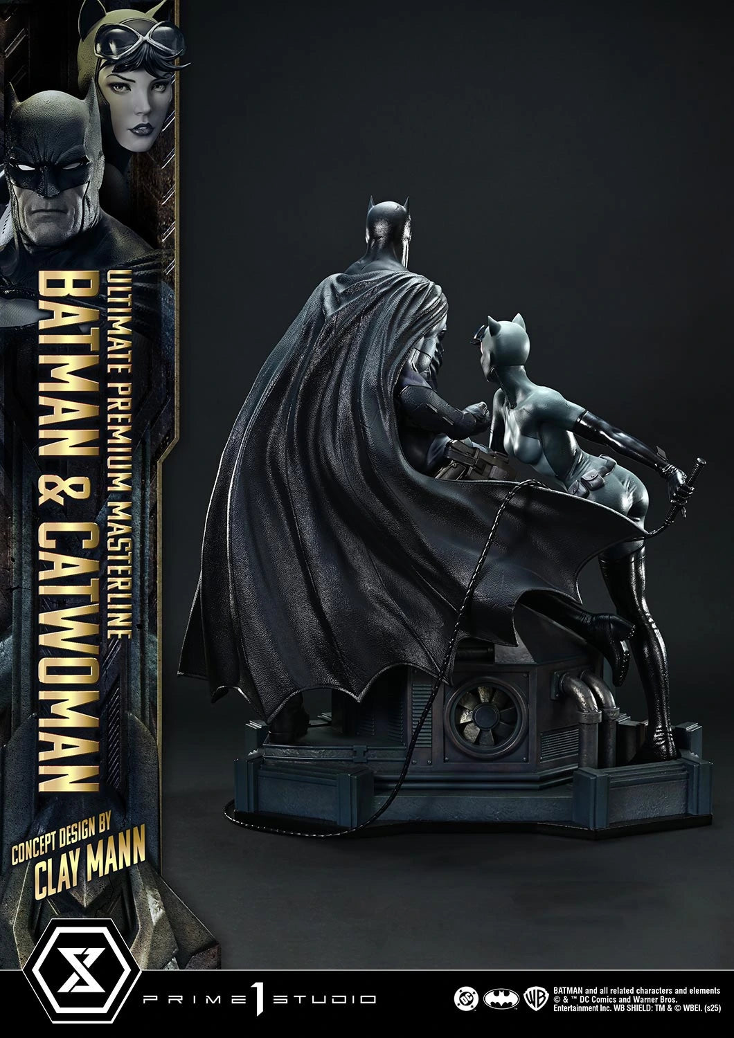 Preventa Resina Batman & Catwoman Figura Batman Comics Prime 1 (Licencia) Estudio