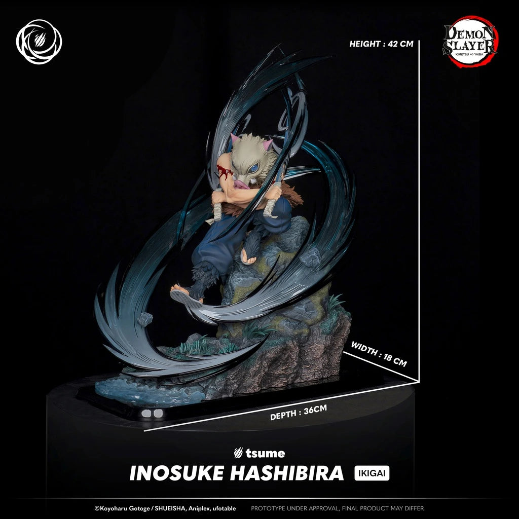 Preventa Resina Inosuke Hashiraba  Figura Demon Slayer Tsume Art Estudio