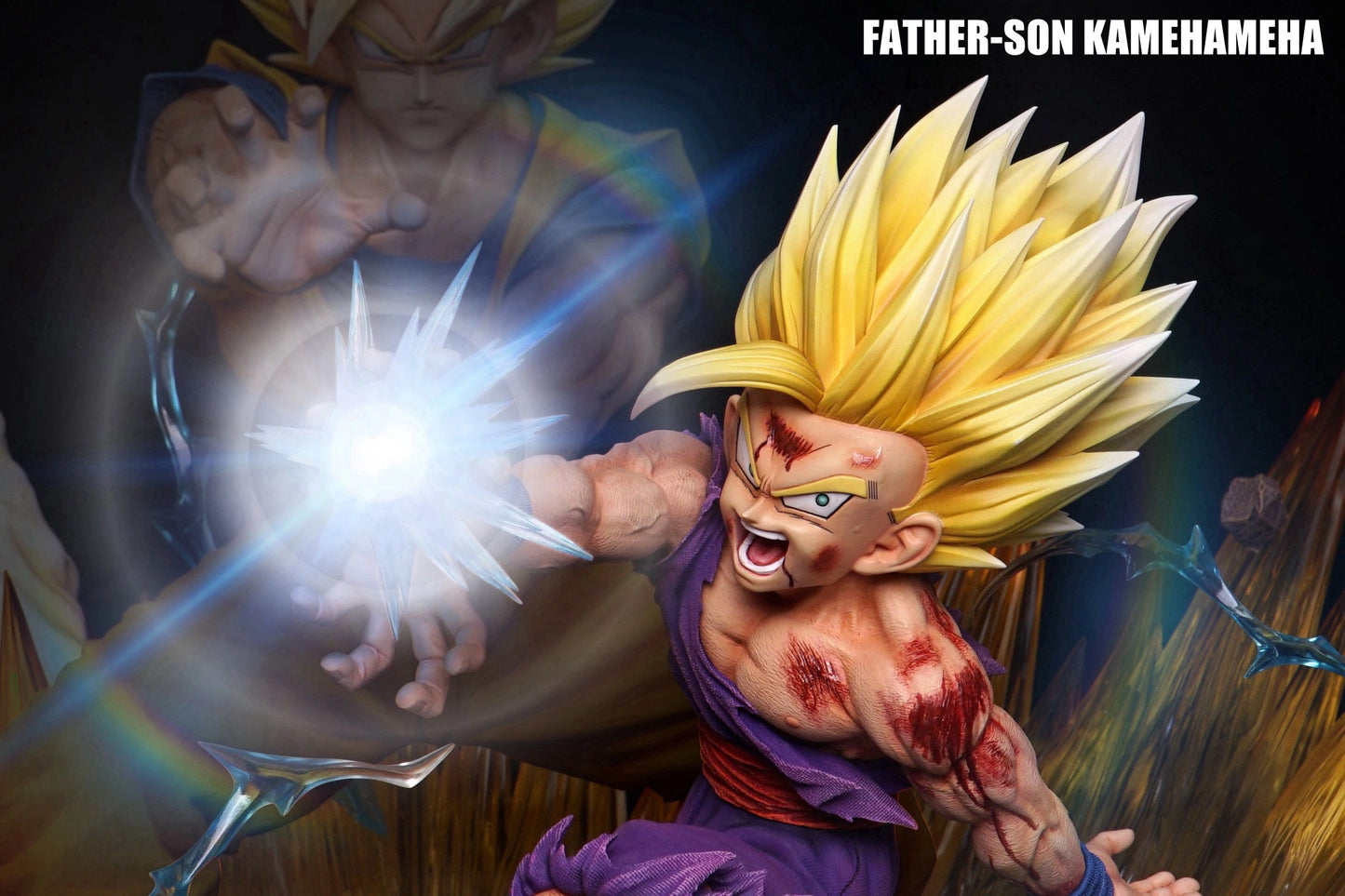 Preventa Resina Gohan & Goku Figura Dragon Ball Figure Class Estudio