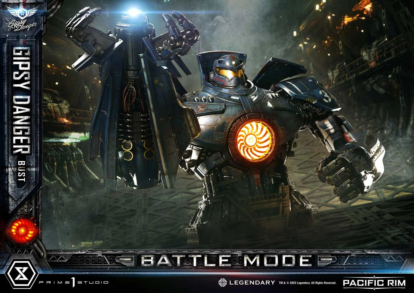 Preventa Resina Gipsy Danger  Figura Pacific Rim  Prime 1 (Licencia) Estudio