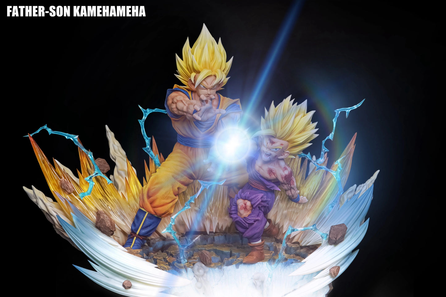 Preventa Resina Gohan & Goku Figura Dragon Ball Figure Class Estudio