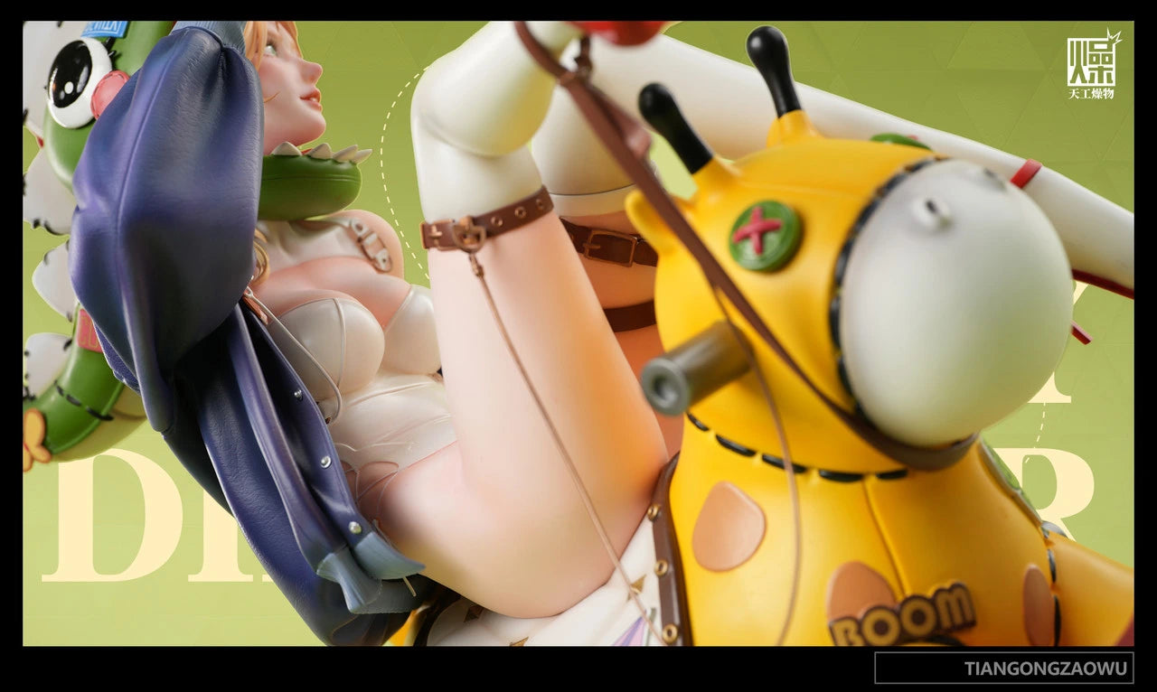 Preventa Resina Baby Dinosaur Figura Original Series TGZW (Licencia) Estudio