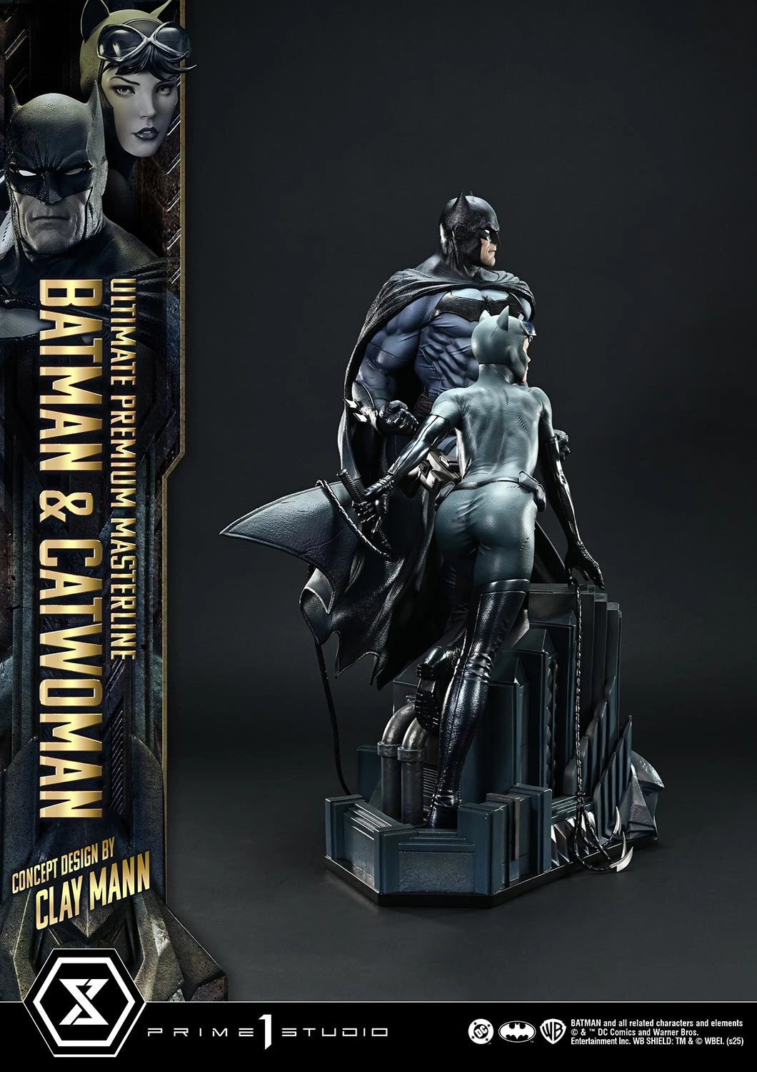 Preventa Resina Batman & Catwoman Figura Batman Comics Prime 1 (Licencia) Estudio