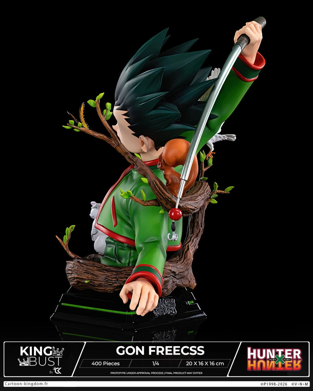 Preventa Resina Gon Freecss Figura Hunter x Hunter Cartoon Kingdom Estudio
