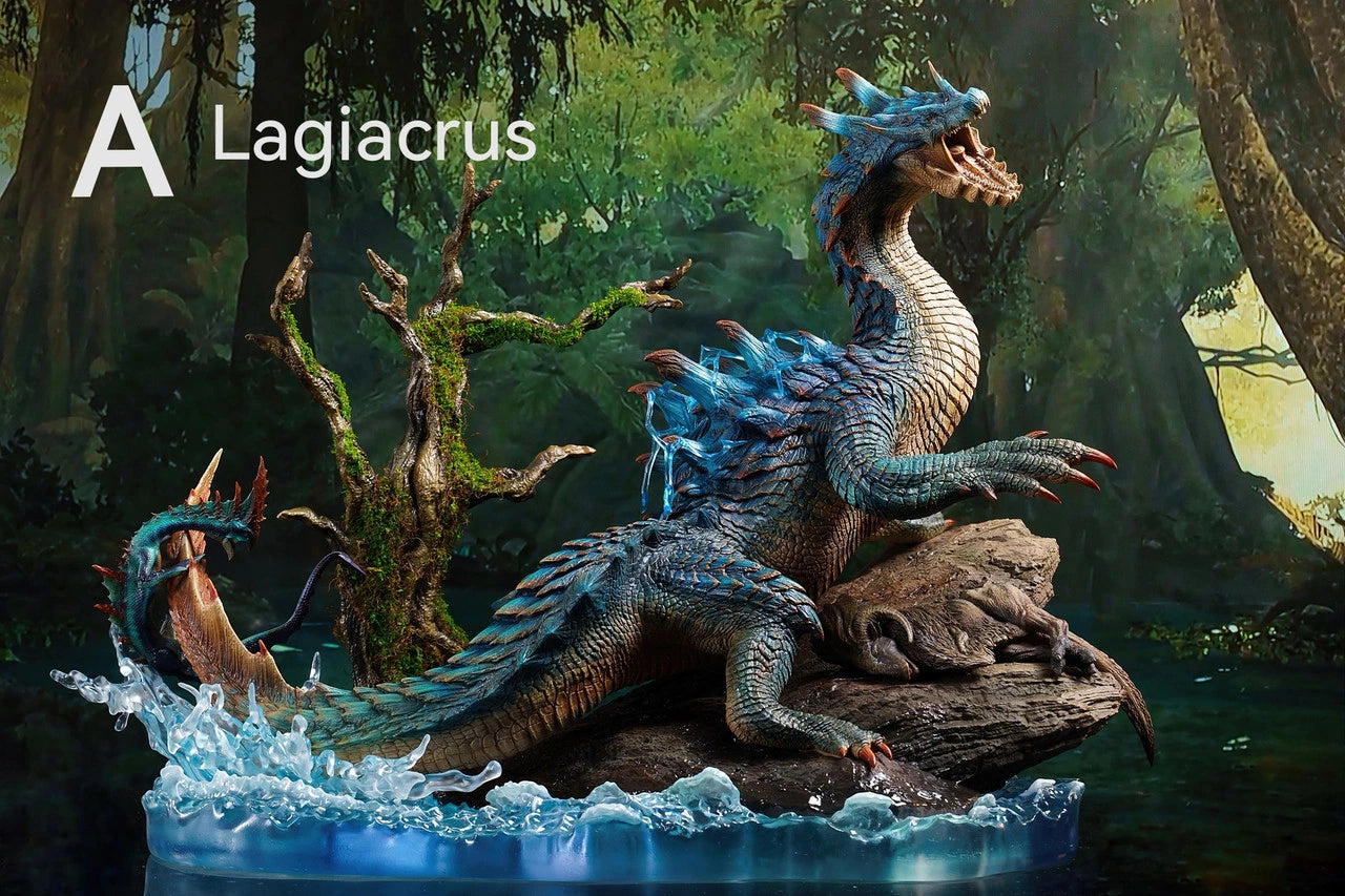 Preventa Resina Lagiacrus Figura Monster Hunter Dragon Frontier Estudio