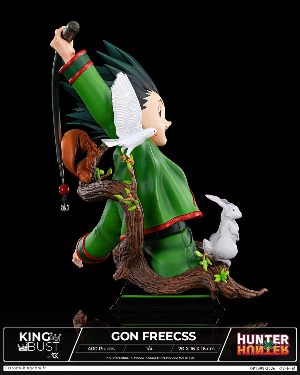 Preventa Resina Gon Freecss Figura Hunter x Hunter Cartoon Kingdom Estudio