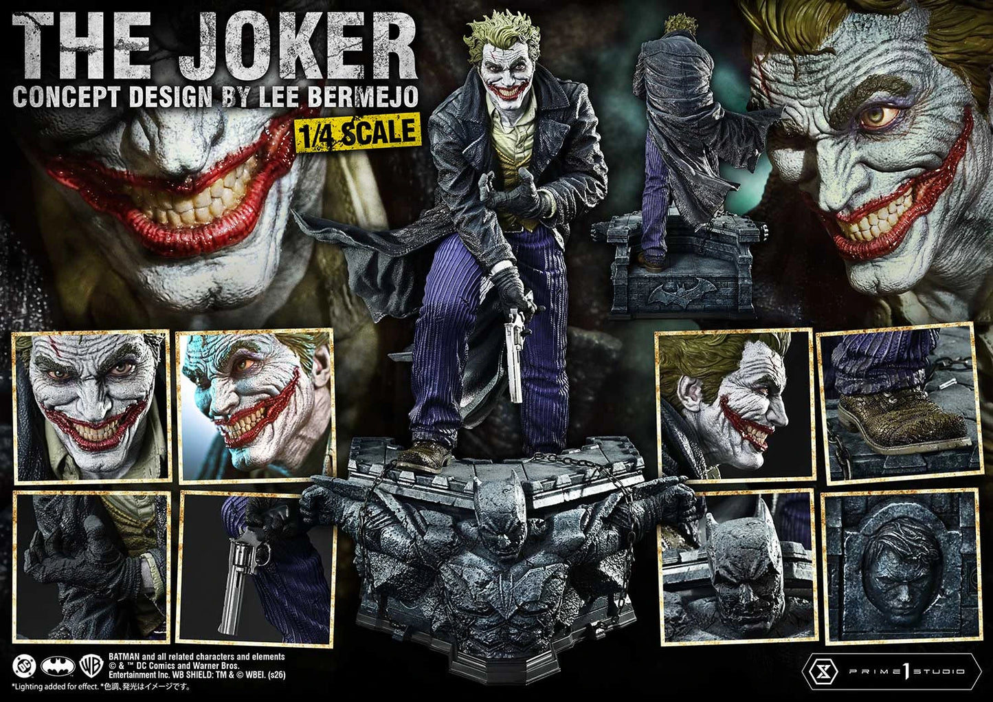 Preventa Resina The Joker Figura DC Comics "Batman" Prime 1 (Licencia) Estudio
