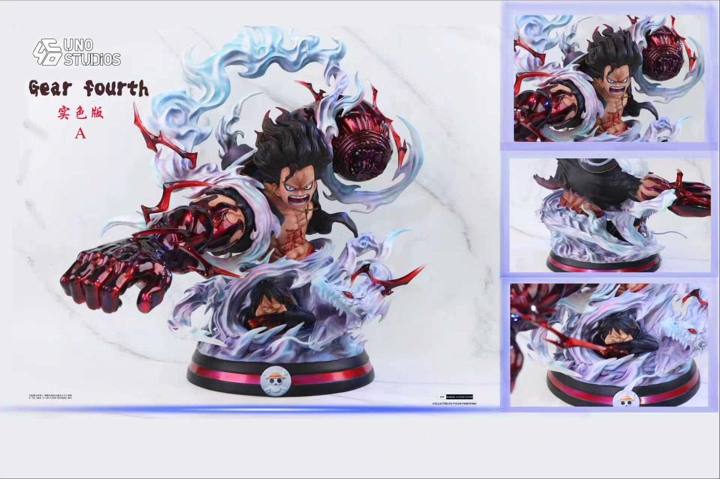 Preventa Resina Monkey D. Luffy "Snakeman" Figura One Piece UNO Estudio