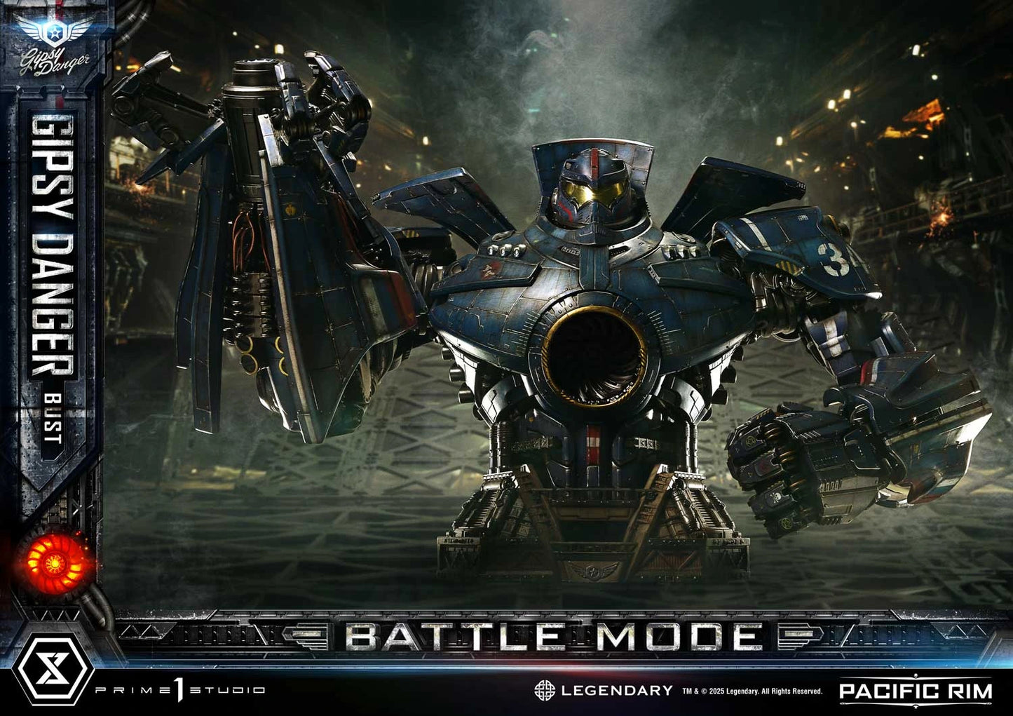 Preventa Resina Gipsy Danger  Figura Pacific Rim  Prime 1 (Licencia) Estudio