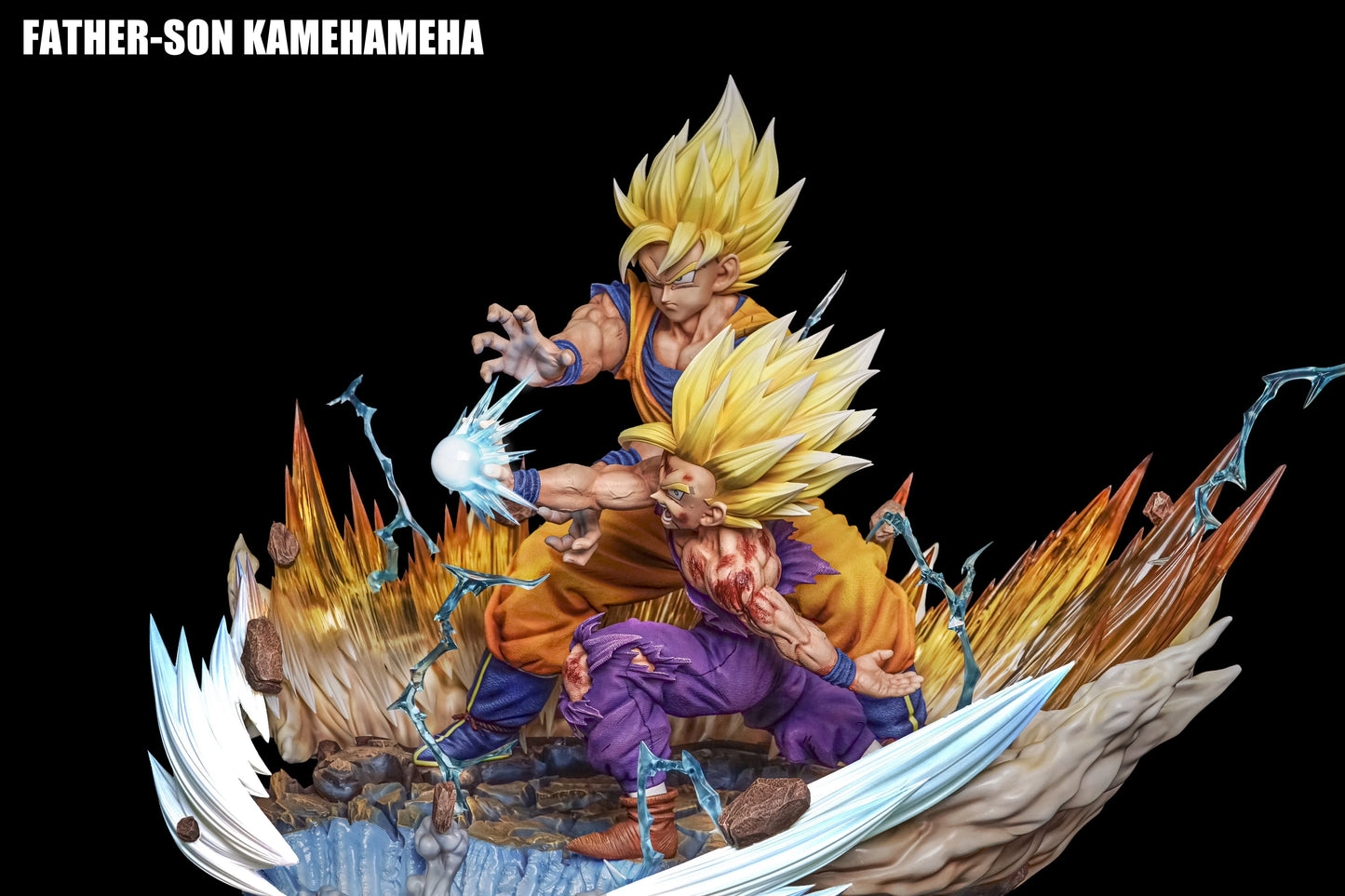 Preventa Resina Gohan & Goku Figura Dragon Ball Figure Class Estudio