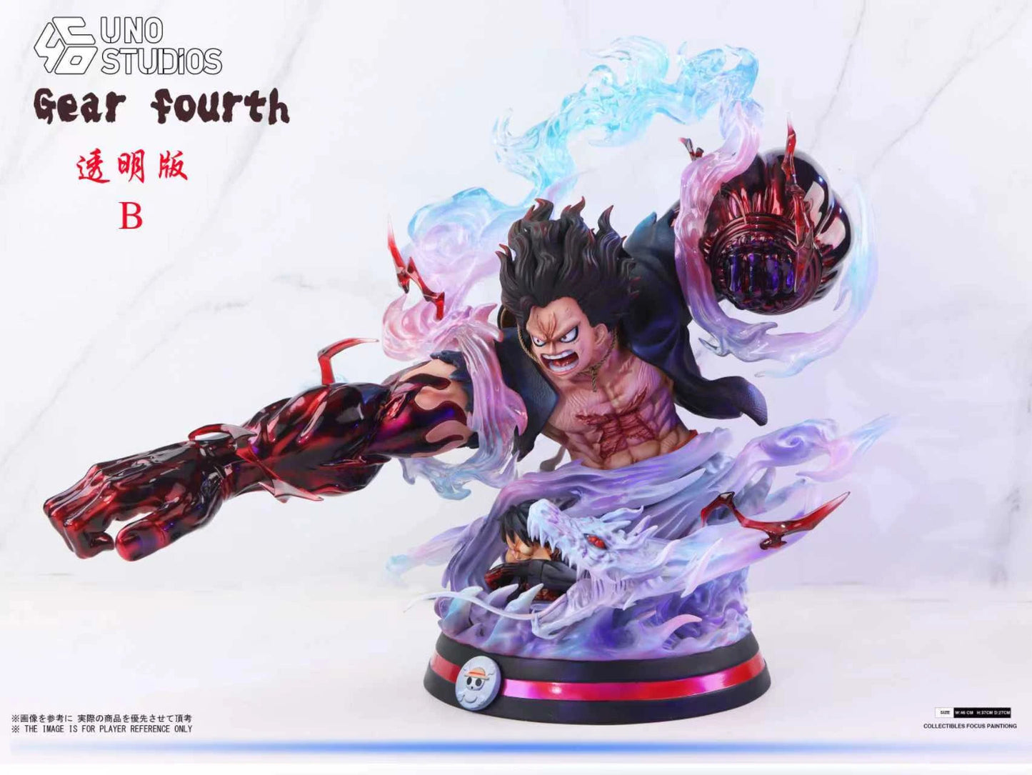 Preventa Resina Monkey D. Luffy "Snakeman" Figura One Piece UNO Estudio