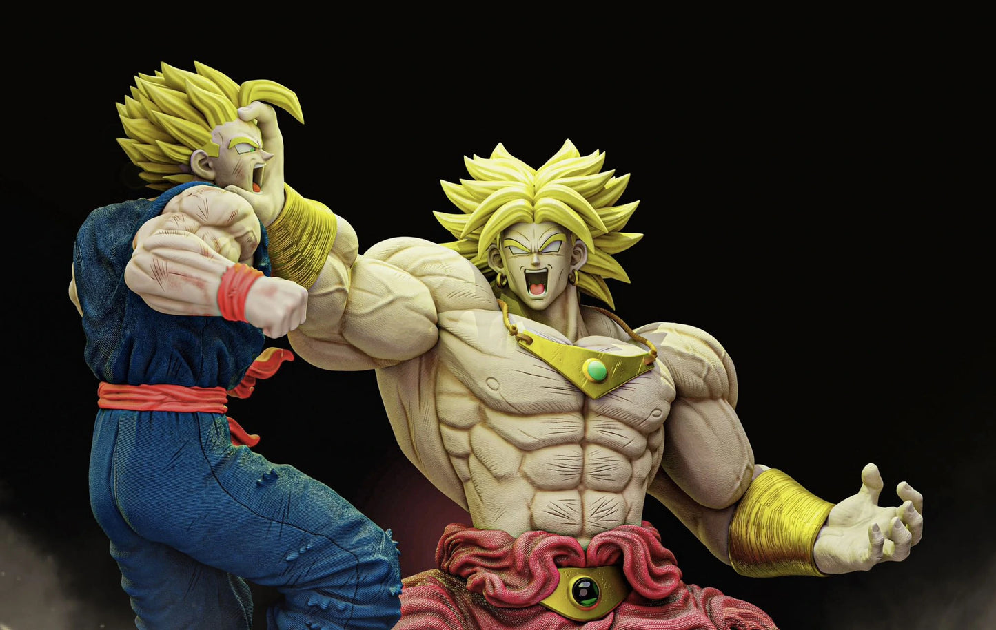 Preventa Resina Broly vs Gohan Figura Dragon Ball Power Collection Estudio