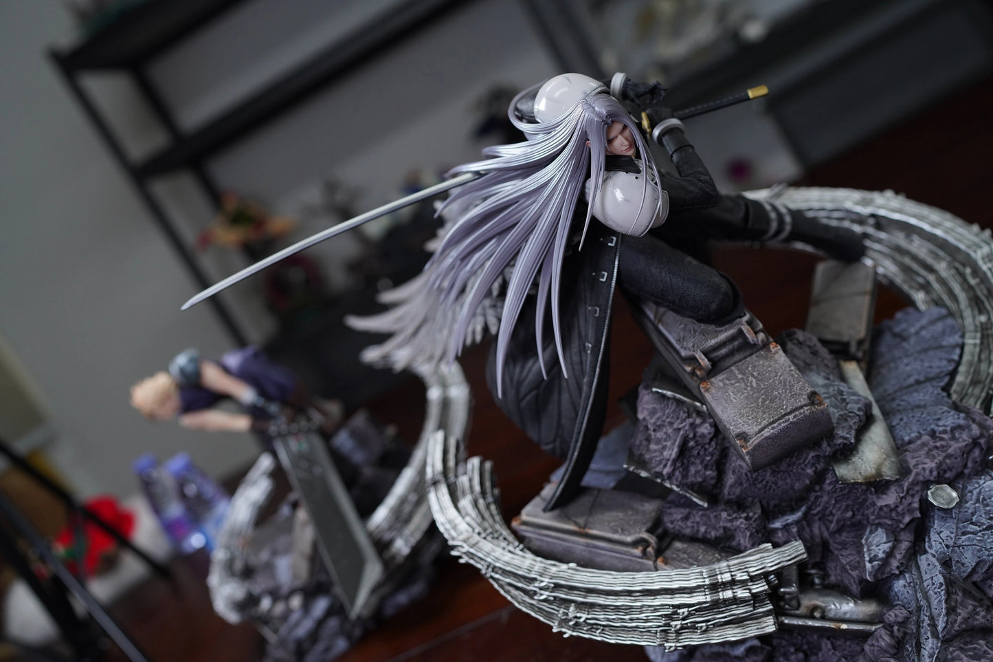 Preventa Resina Clouds vs Sephiroth Figura Final Fantasy VII The Ones  Estudio