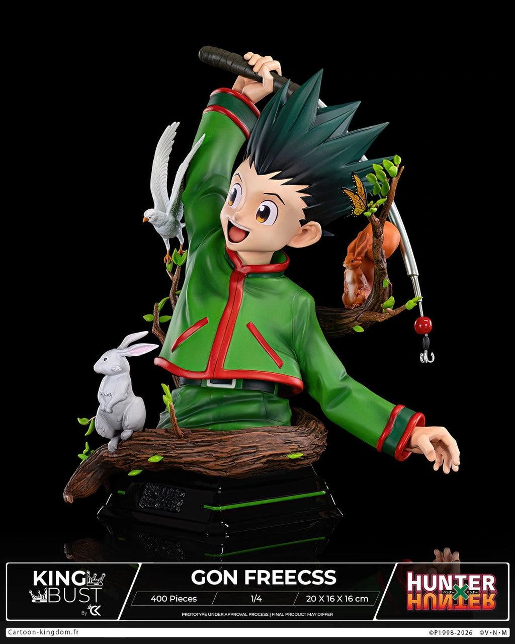 Preventa Resina Gon Freecss Figura Hunter x Hunter Cartoon Kingdom Estudio