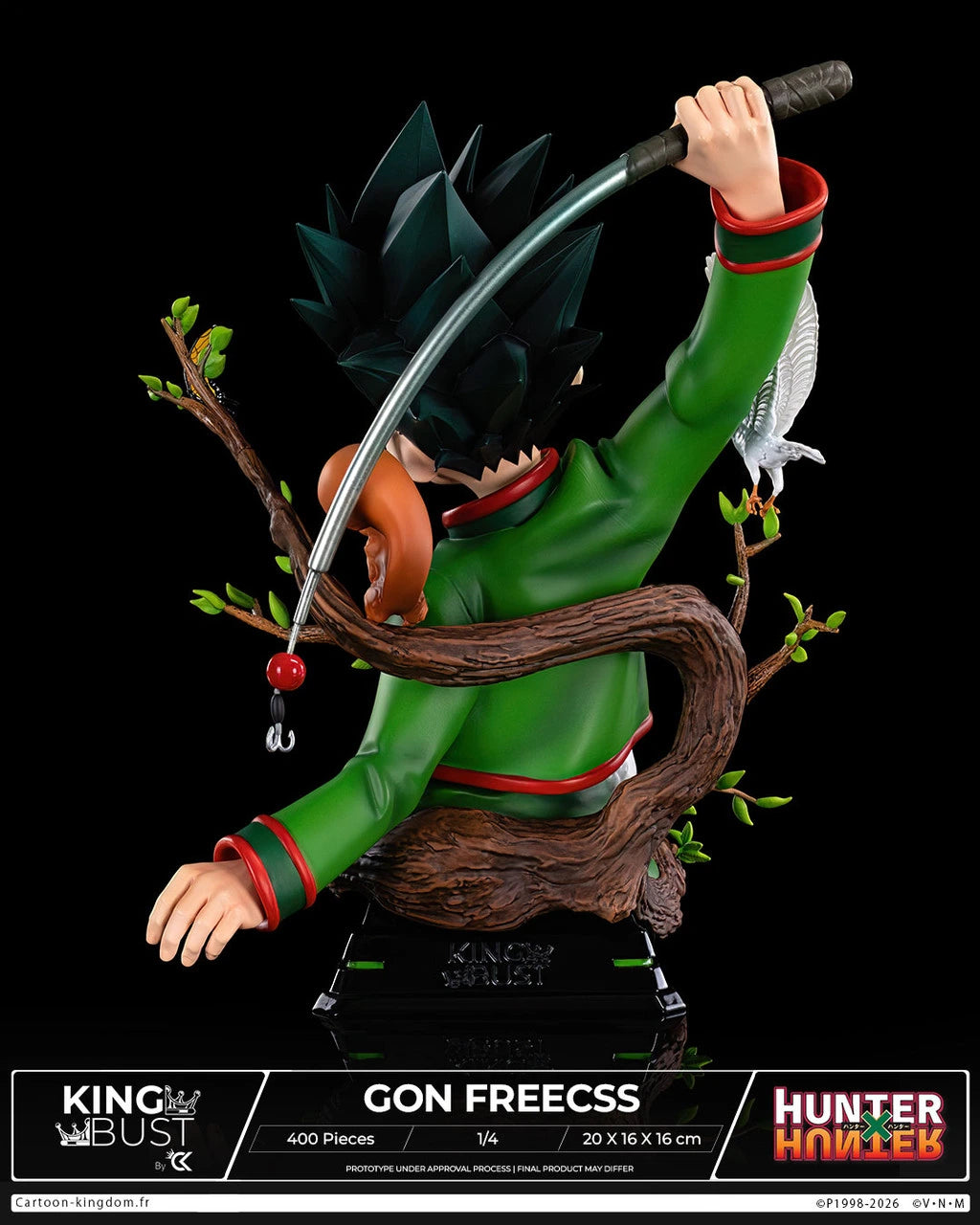 Preventa Resina Gon Freecss Figura Hunter x Hunter Cartoon Kingdom Estudio