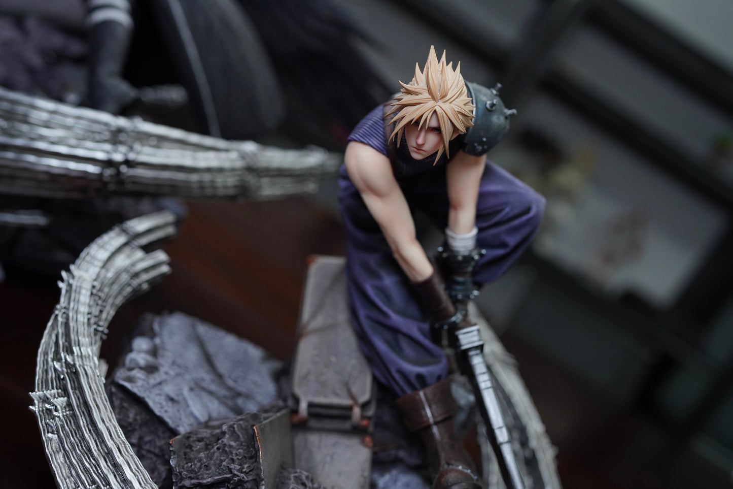 Preventa Resina Clouds vs Sephiroth Figura Final Fantasy VII The Ones  Estudio