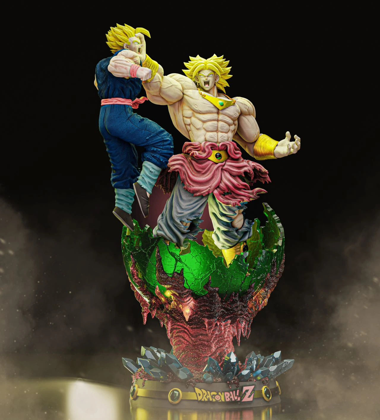 Preventa Resina Broly vs Gohan Figura Dragon Ball Power Collection Estudio