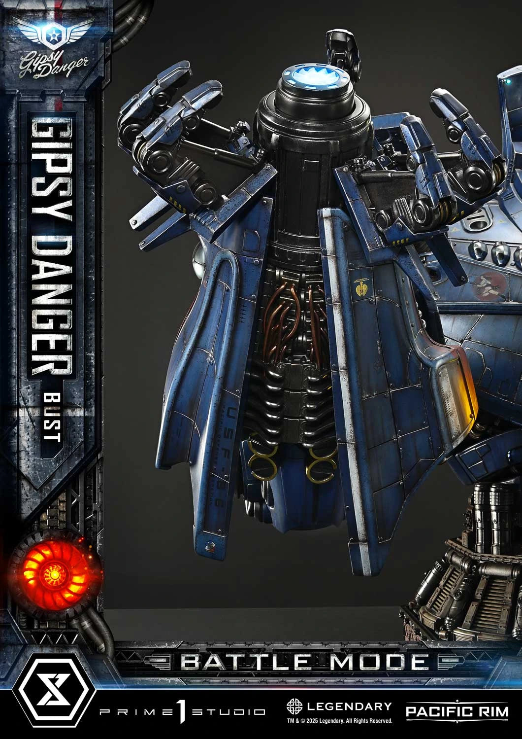 Preventa Resina Gipsy Danger  Figura Pacific Rim  Prime 1 (Licencia) Estudio