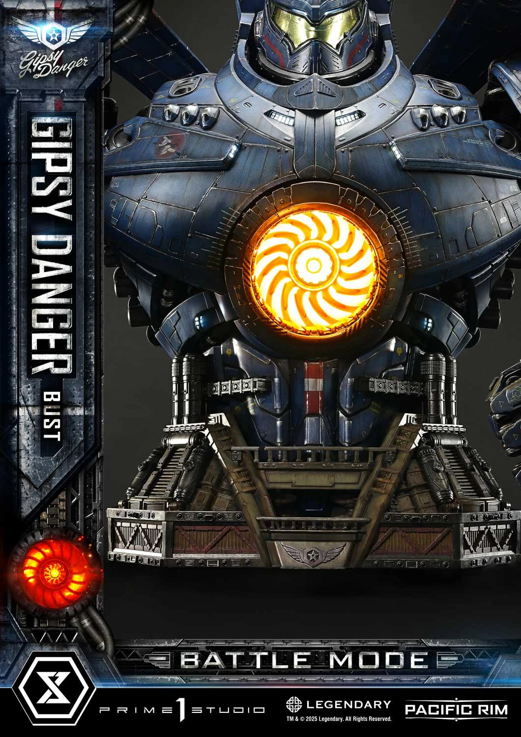 Preventa Resina Gipsy Danger  Figura Pacific Rim  Prime 1 (Licencia) Estudio