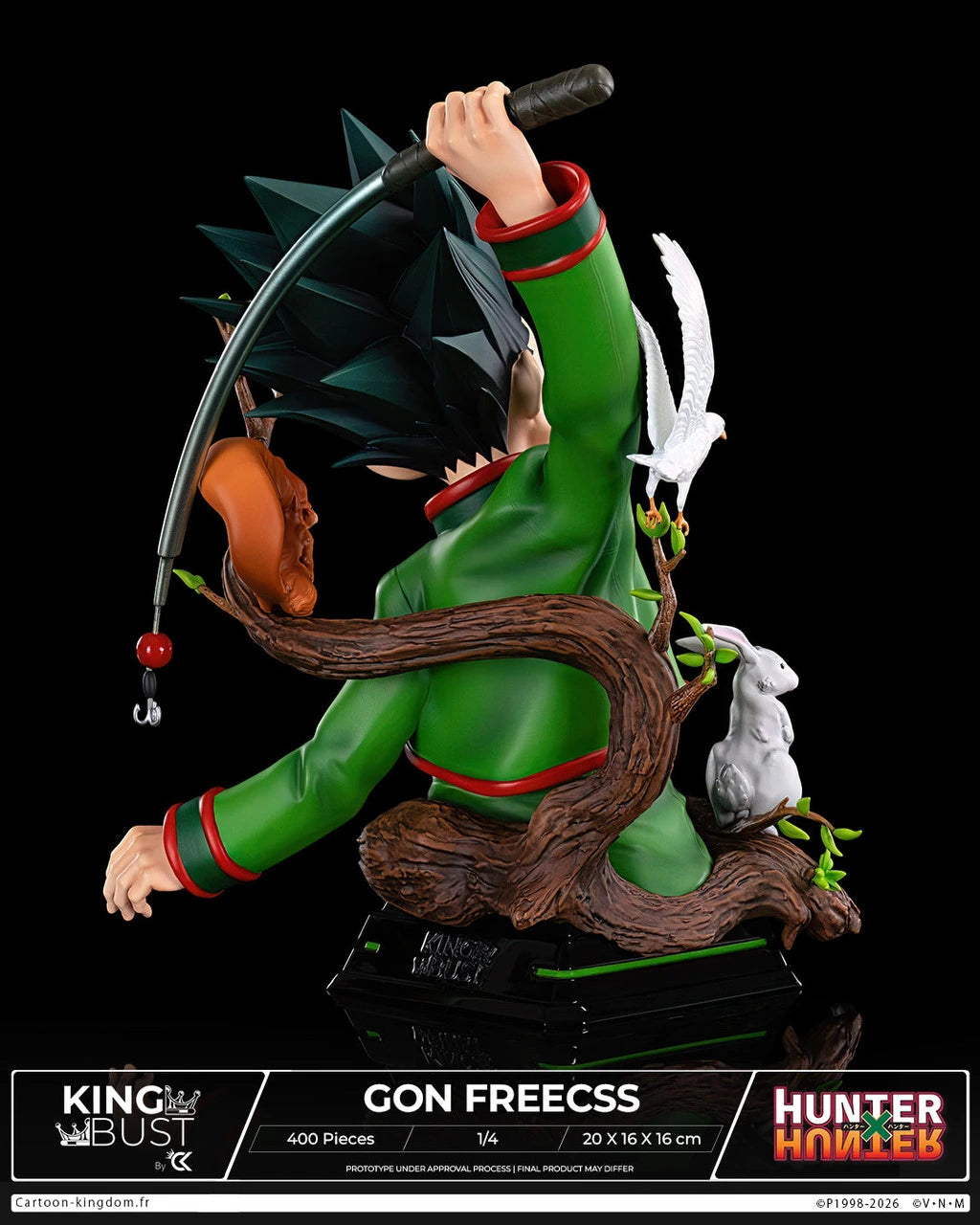 Preventa Resina Gon Freecss Figura Hunter x Hunter Cartoon Kingdom Estudio