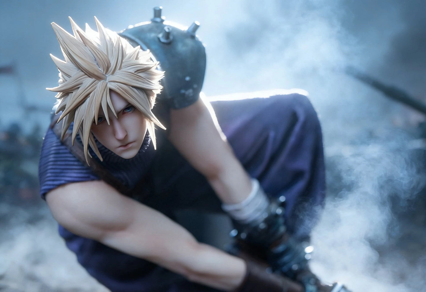 Preventa Resina Clouds vs Sephiroth Figura Final Fantasy VII The Ones  Estudio