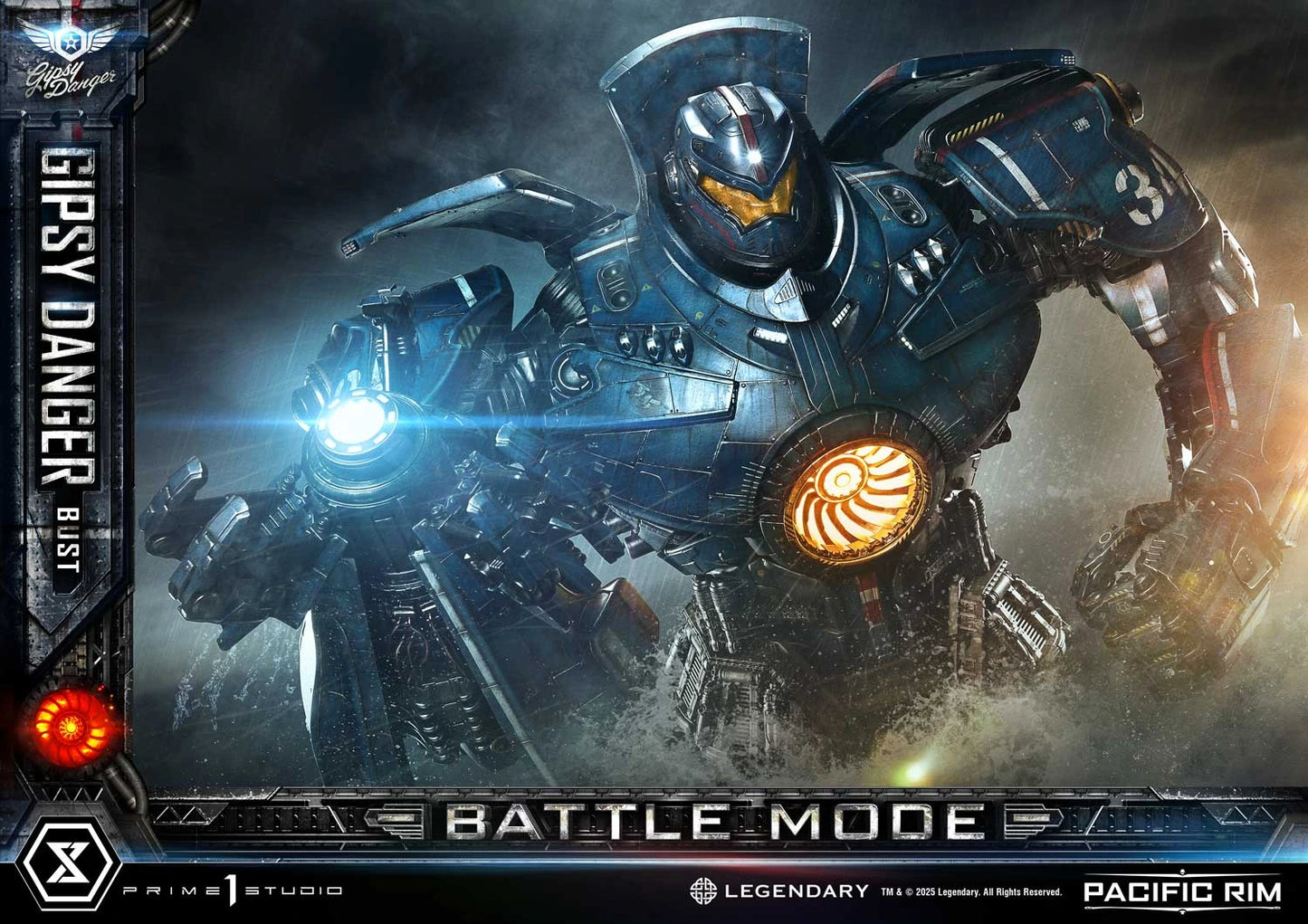 Preventa Resina Gipsy Danger  Figura Pacific Rim  Prime 1 (Licencia) Estudio