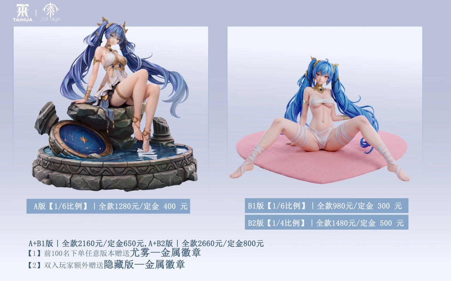 Preventa Resina Iuno Figura Wuthering Waves TH & Ad Alyn Estudio