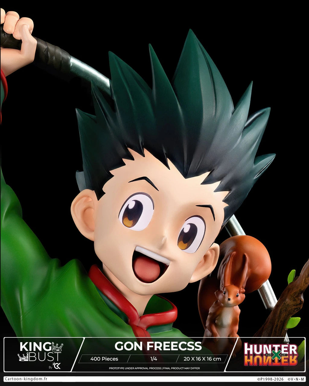 Preventa Resina Gon Freecss Figura Hunter x Hunter Cartoon Kingdom Estudio