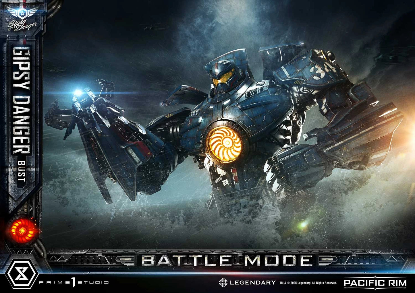 Preventa Resina Gipsy Danger  Figura Pacific Rim  Prime 1 (Licencia) Estudio