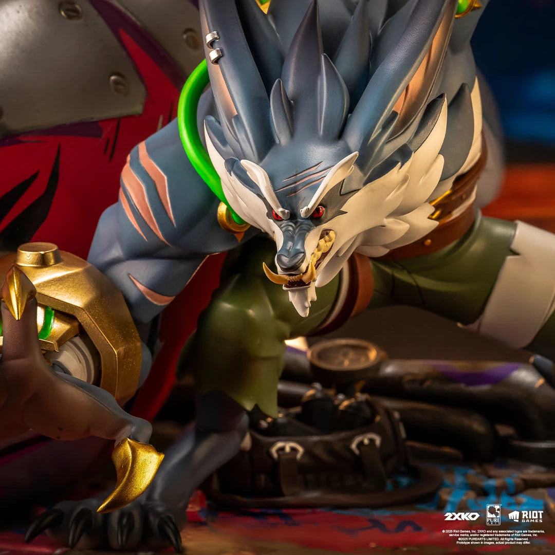 Preventa Resina Jinx & Warwick Figura League of Legends PureArts (Licencia) Estudio
