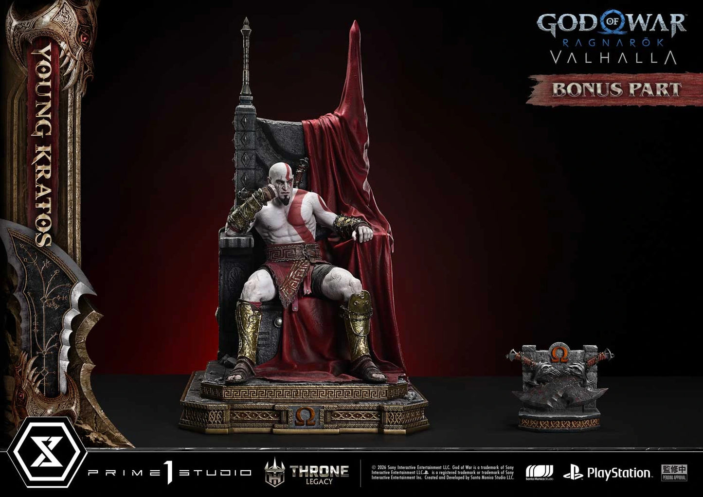 "Preventa Resina Kratos Joven Figura God of War Ragnarök: Valhalla  Prime 1 (Licencia) Estudio"