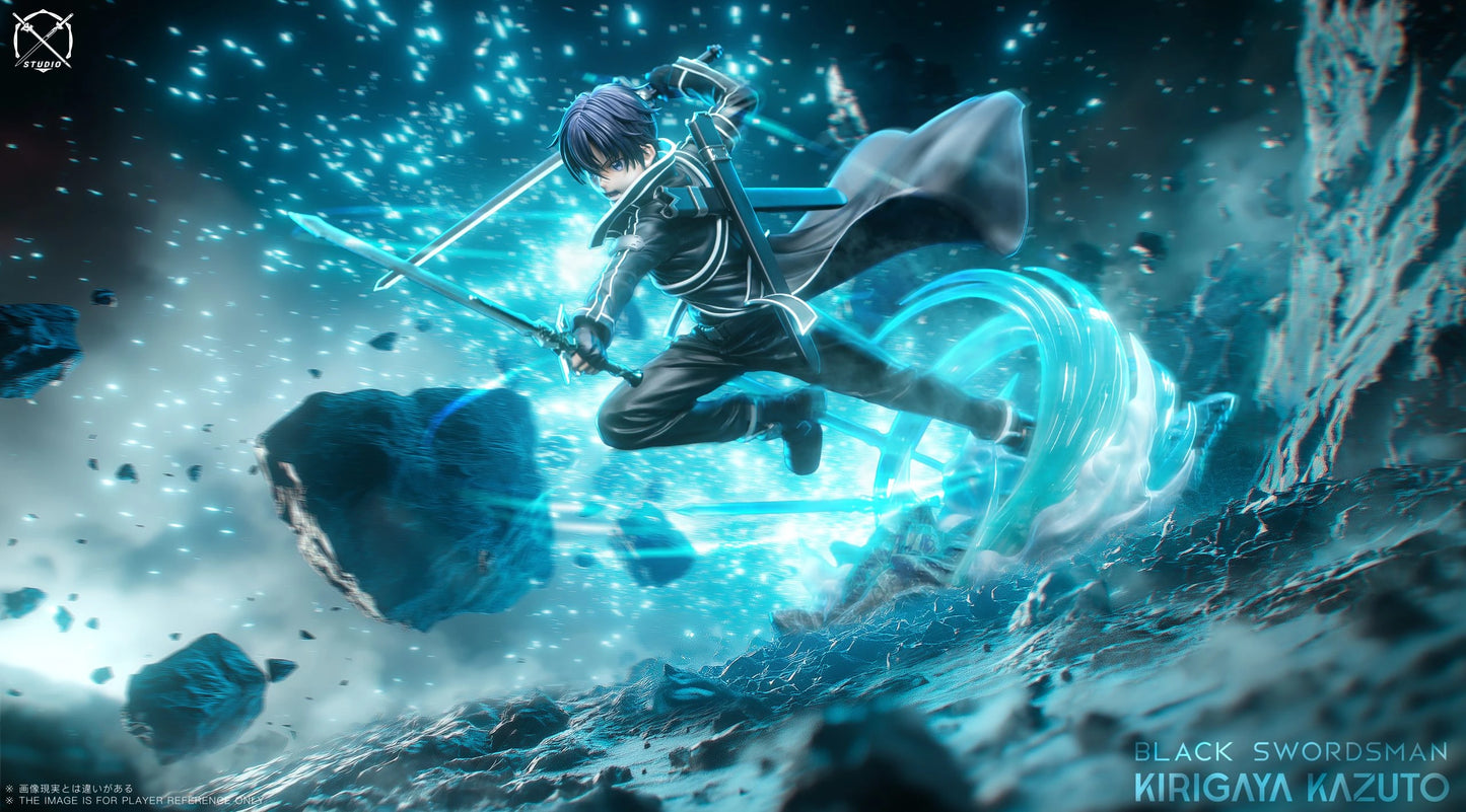 Preventa Resina Kirito Figura Swort Art Online X Estudio