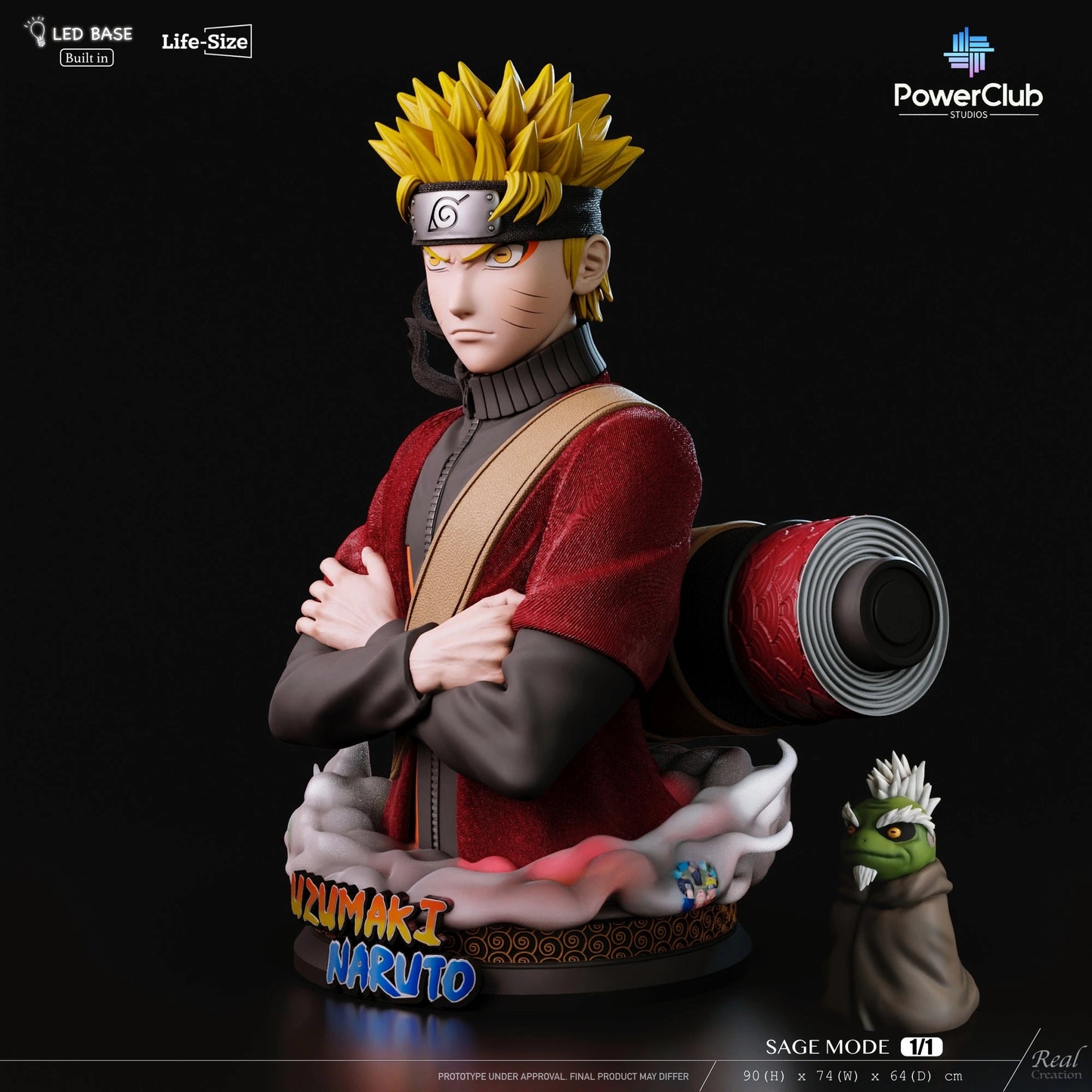 Preventa Resina Uzumaki Naruto Figura Naruto PowerClub & RCS  Estudio