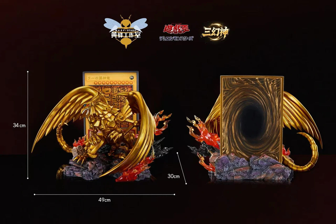 Preventa Resina Dragon Alado de Ra Figura Yu-Gi-Oh! WASP Estudio