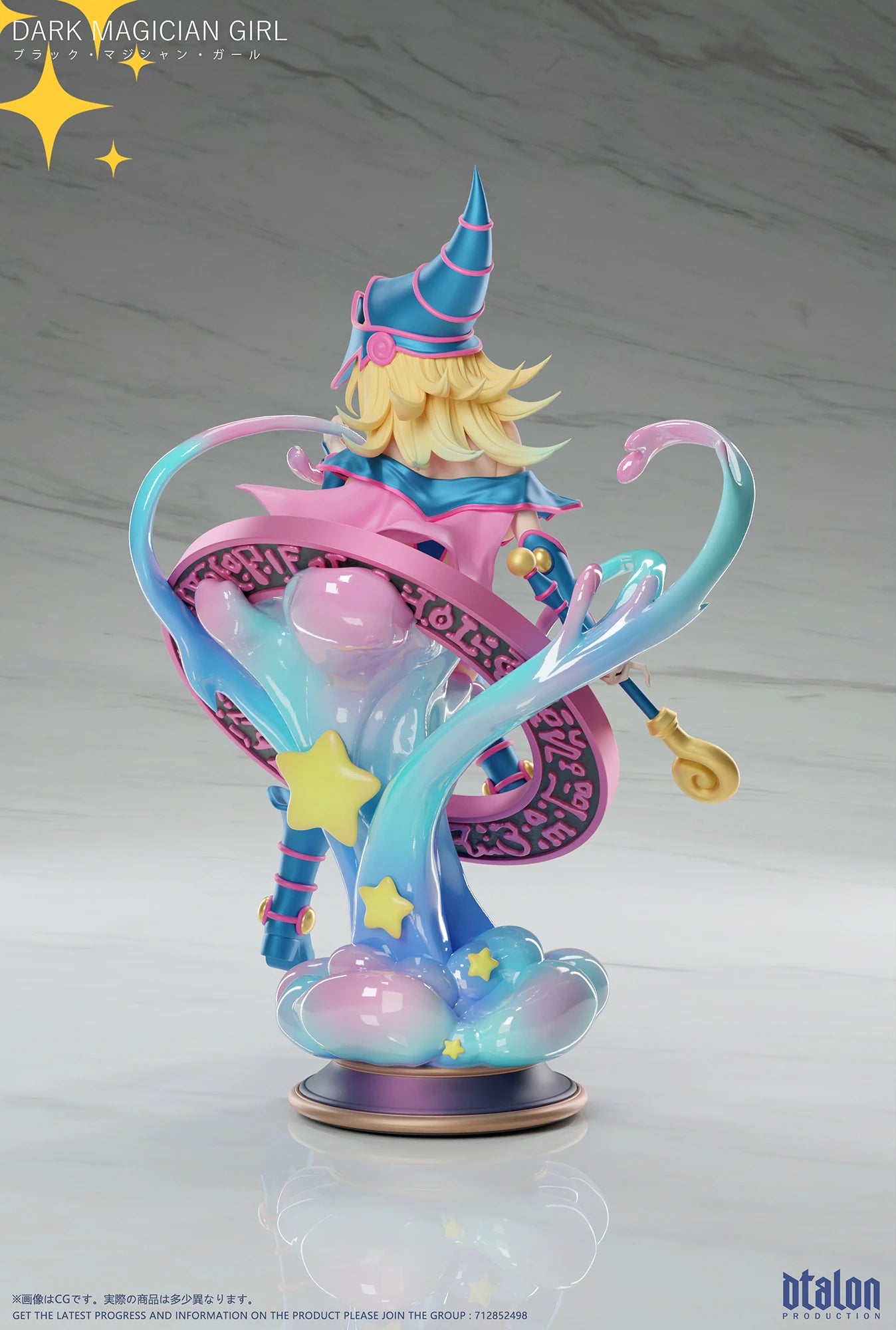 Preventa Resina Maga Oscura Figura Yu-Gi-Oh! DTalon Estudio
