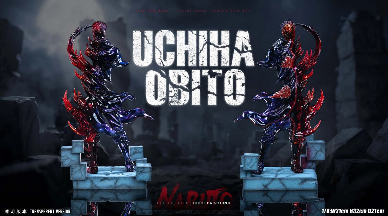 Preventa Resina Obito Uchiha Figura Naruto Sign Estudio