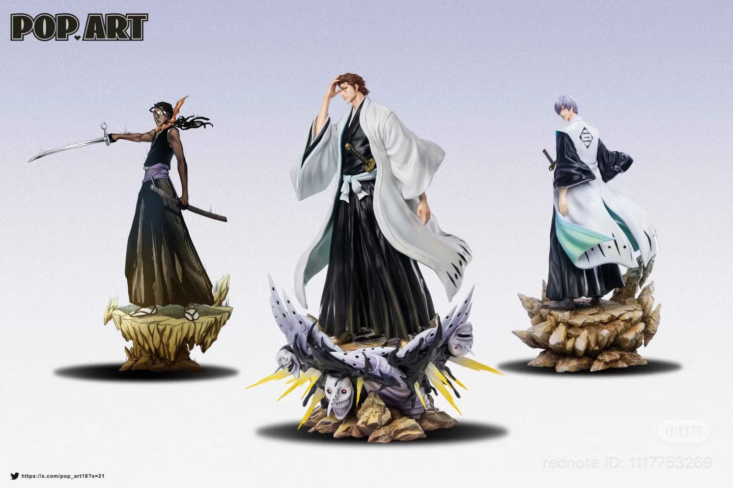Preventa Resina Sosuke Aizen Figura Bleach POP.ART  Estudio
