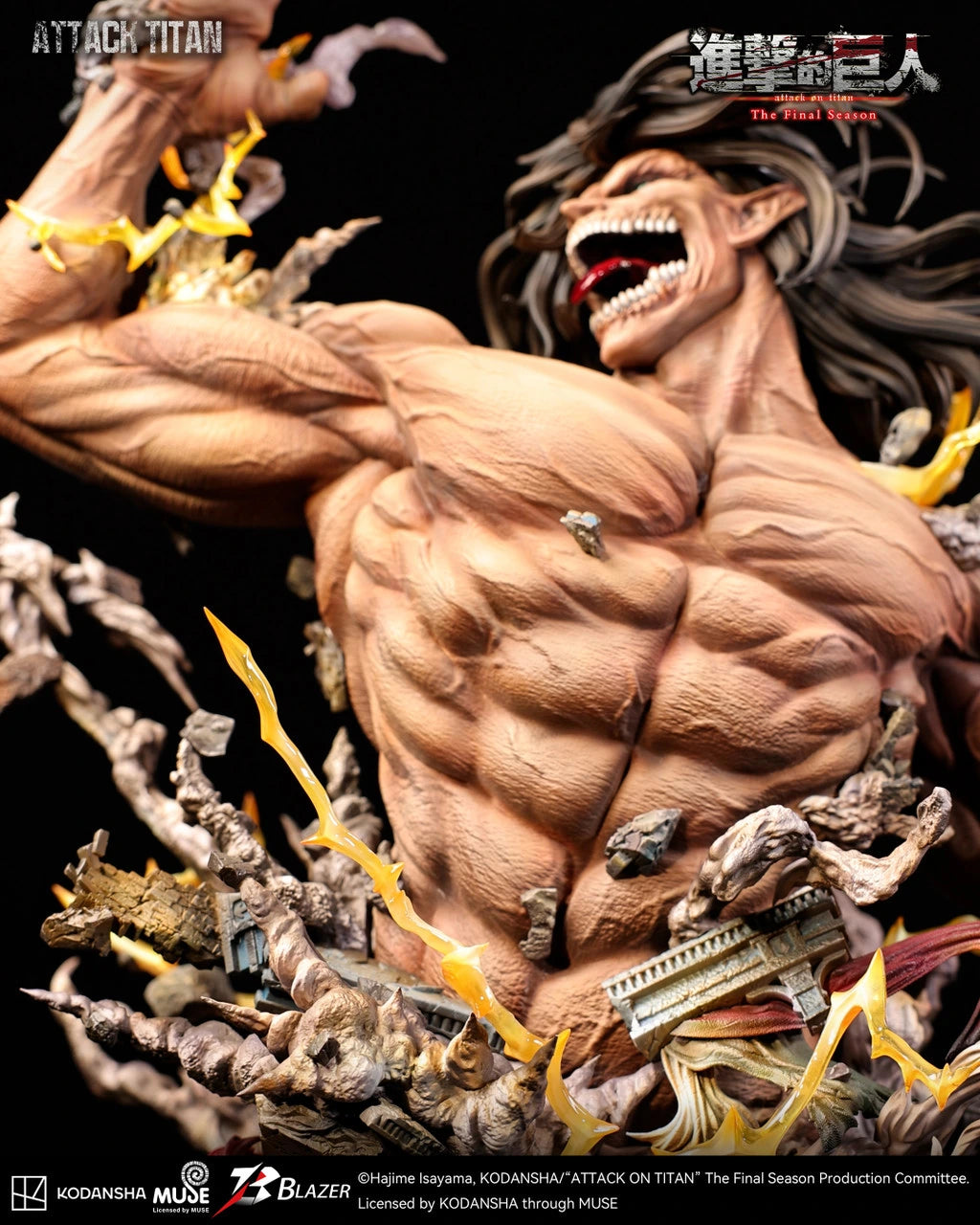 Preventa Resina Titan de Ataque Figura Attack On Titan Blazer Estudio