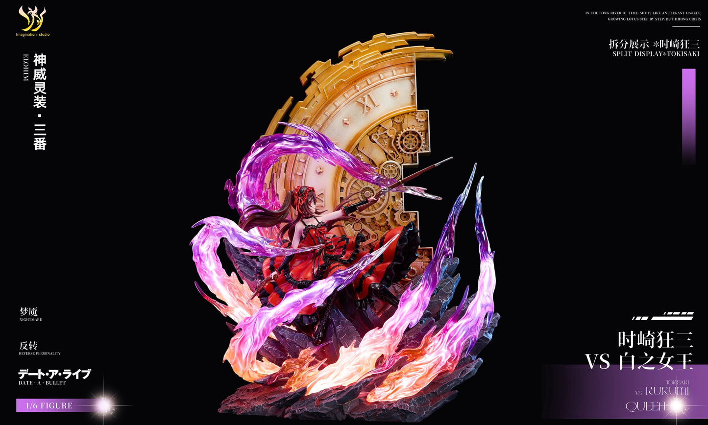 Preventa Resina Tokisaki Kurumi vs White Queen Figura Date A Live Imagination  Estudio