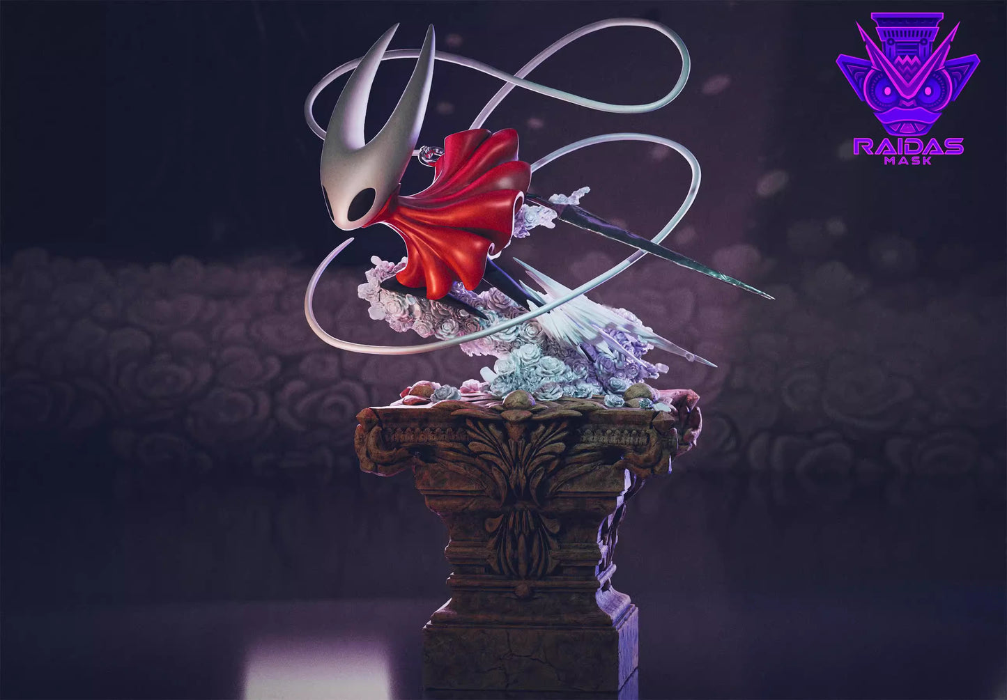 Preventa Resina Hornet Figura Hollow Knight: Silksong Raidas Mask Estudio