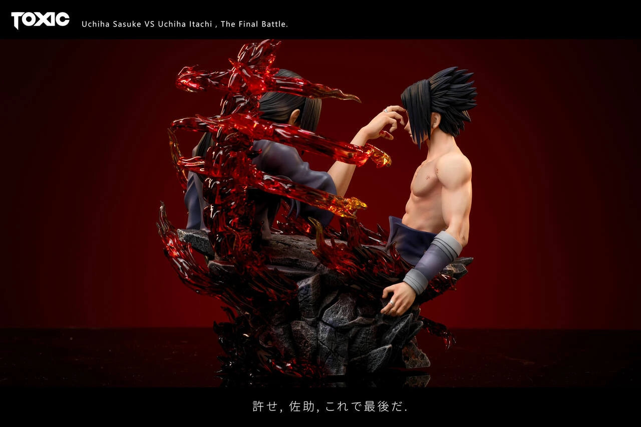 Preventa Resina Sasuke vs Itachi Figura Naruto Toxic Estudio